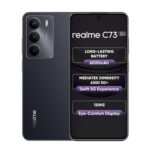 realme C73 5G Smartphone 4+128GB Onyx Black, 6.67-inch Screen, 120Hz Display,6000mAh Battery, 40MP Camera, MediaTek Dimensity 6300 Processor, IP64