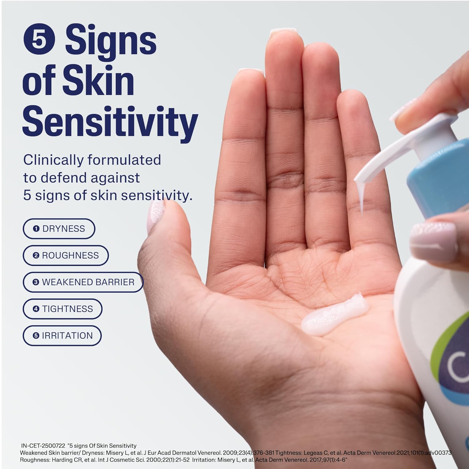 Cetaphil Gentle Skin Hydrating Face Wash 118ml, Paraben Free, Sulphate-Free Gentle Skin Hydrating Cleanser with Niacinamide, Vitamin B5 for Dry to Normal, Sensitive Skin - Image 3